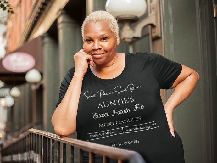 Auntie's sweet potato pie Unisex t-shirt