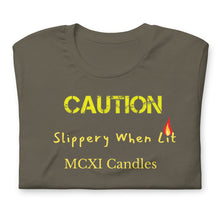 將圖片載入圖庫檢視器 Caution Unisex t-shirt