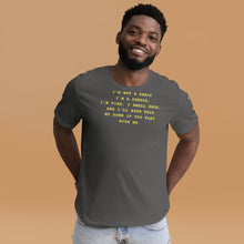 Load image into Gallery viewer, I&#39;m not a snack I&#39;m a candle Unisex t-shirt