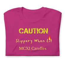 將圖片載入圖庫檢視器 Caution Unisex t-shirt