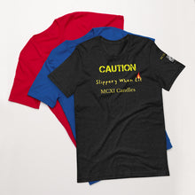 將圖片載入圖庫檢視器 Caution Unisex t-shirt