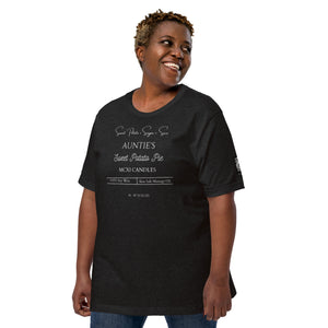 Auntie's sweet potato pie Unisex t-shirt