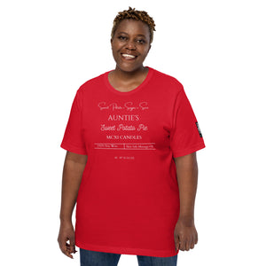 Auntie's sweet potato pie Unisex t-shirt