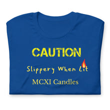 將圖片載入圖庫檢視器 Caution Unisex t-shirt