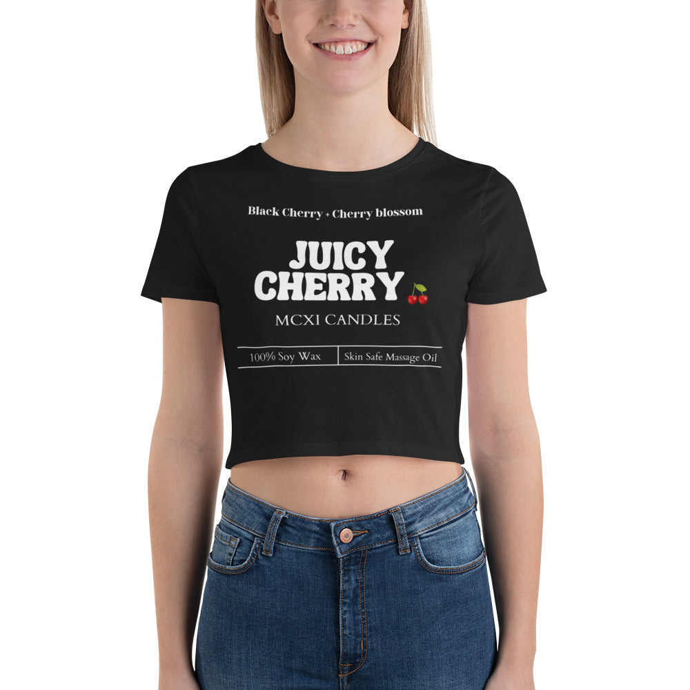 Juicy Cherry Women’s Crop Tee