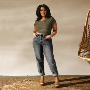 Lemon pound cake Women’s Crop Tee