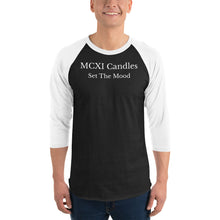 Load image into Gallery viewer, MCXI Candles 3/4 sleeve raglan shirt