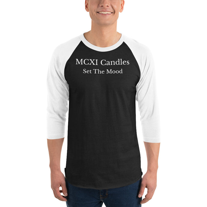 MCXI Candles 3/4 sleeve raglan shirt