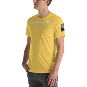 Stay lit and wax that A** Short-Sleeve Unisex T-Shirt