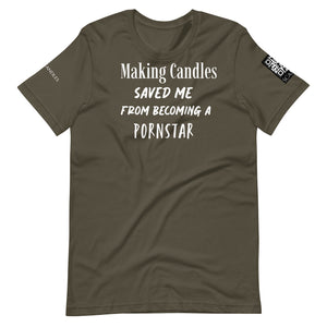 Making candles saved me Unisex t-shirt