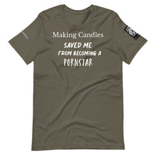 將圖片載入圖庫檢視器 Making candles saved me Unisex t-shirt