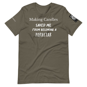 Making candles saved me Unisex t-shirt