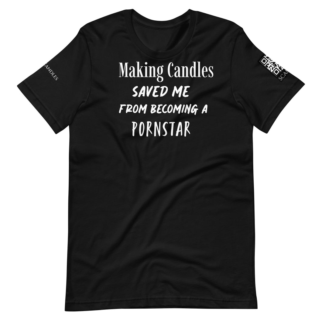 Making candles saved me Unisex t-shirt