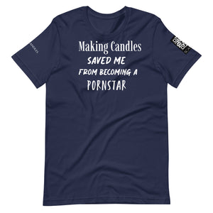Making candles saved me Unisex t-shirt
